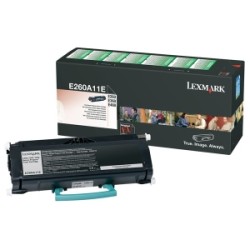 LEXMARK TONER NERO E260A11E 3500 COPIE ORIGINALE