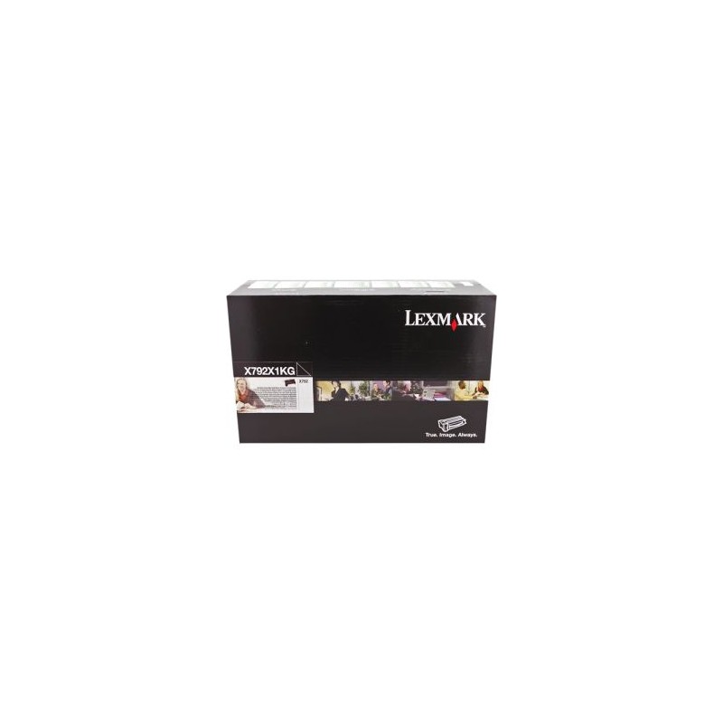 LEXMARK TONER NERO X792X1KG X792 20000 COPIE CARTUCCIA DI STAMPA RIUTILIZZABILE ORIGINALE