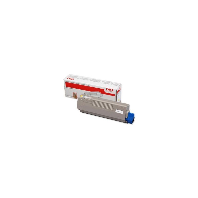 OKI TONER GIALLO 44315305 C610 6000 COPIE ORIGINALE OKI TONER GIALLO 44315305 C610 6000 COPIE ORIGINALE