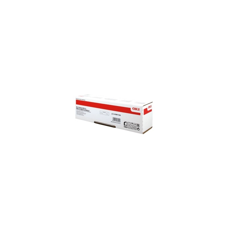 OKI TONER NERO 45807106 B412 7000 COPIE ORIGINALE