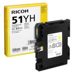 RICOH CARTUCCIA D\'INCHIOSTRO GIALLO 405865 GC51Y 2500 COPIE ORIGINALE