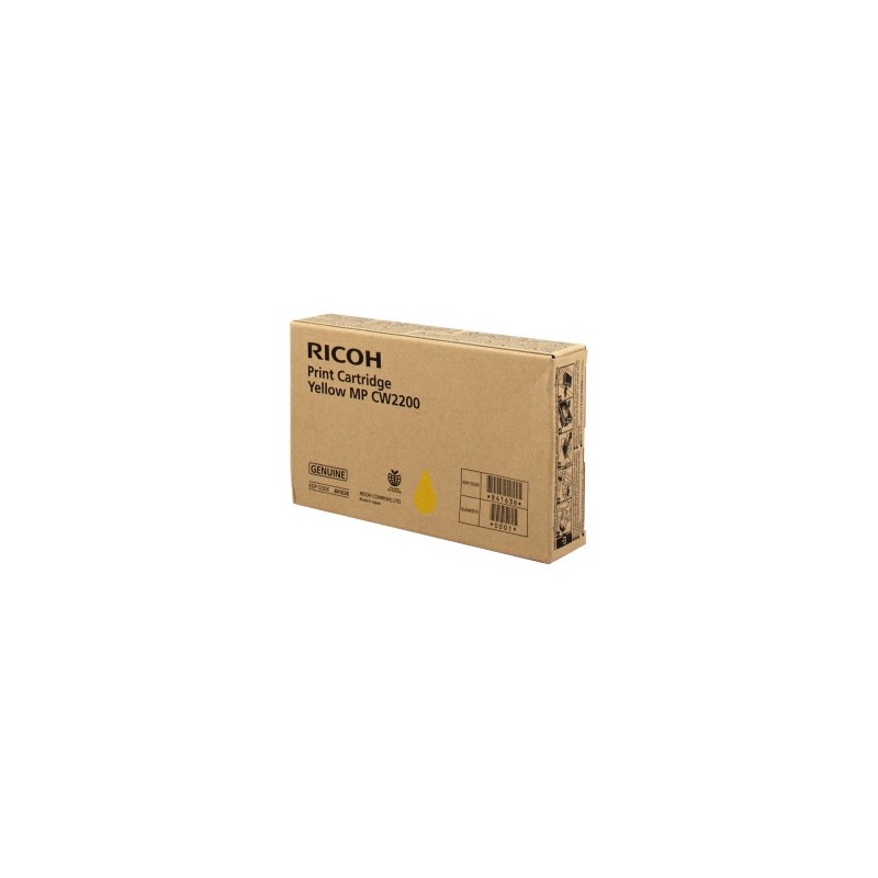 RICOH CARTUCCIA D\'INCHIOSTRO GIALLO 841638 MP CW2200Y 100ML ORIGINALE RICOH CARTUCCIA D\'INCHIOSTRO GIALLO 841638 MP CW2200Y 100ML ORIGINALE