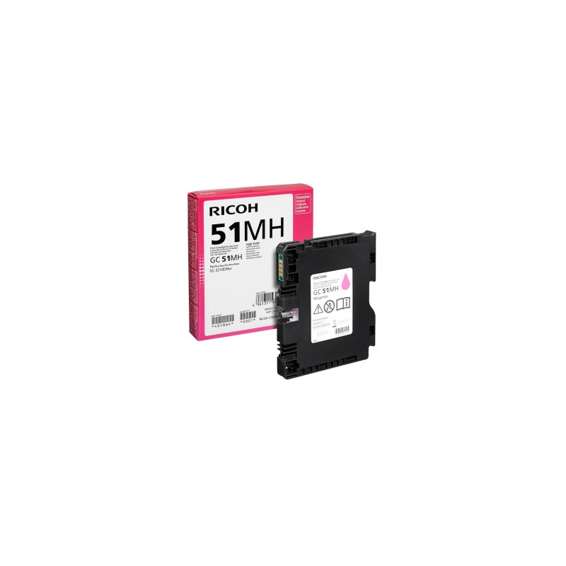 RICOH CARTUCCIA D\'INCHIOSTRO MAGENTA 405864 GC51M 2500 COPIE ORIGINALE RICOH CARTUCCIA D\'INCHIOSTRO MAGENTA 405864 GC51M 2500 COPIE ORIGINALE