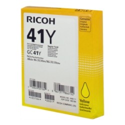 RICOH CARTUCCIA GELO GIALLO GC41YHC 405764 2200 COPIE ORIGINALE