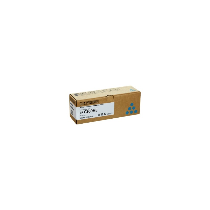 RICOH TONER CIANO 408185 SP C360HEC 5000 COPIE ORIGINALE