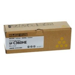 RICOH TONER GIALLO 408187 SP C360HEY 5000 COPIE ORIGINALE