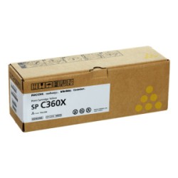 RICOH TONER GIALLO 408253 SP C360XY 9000 COPIE ORIGINALE