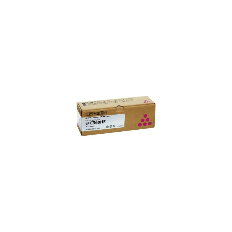 RICOH TONER MAGENTA 408186 SP C360HEM 5000 COPIE ORIGINALE RICOH TONER MAGENTA 408186 SP C360HEM 5000 COPIE ORIGINALE