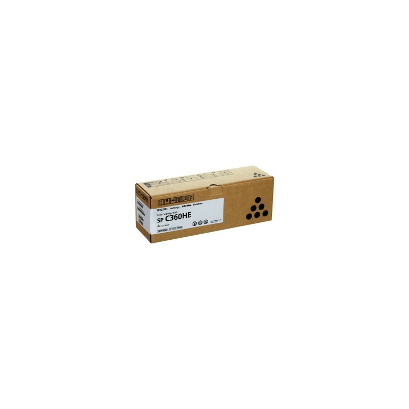 RICOH TONER NERO 408184 SP C360HEBK 7000 COPIE ORIGINALE RICOH TONER NERO 408184 SP C360HEBK 7000 COPIE ORIGINALE