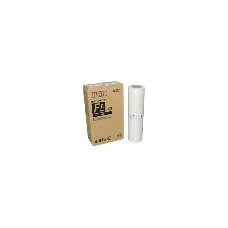RISO NASTRO A TRASFERIMENTO TERMICO S-8131E MASTER A3, TIPO Z 37, PU=2 ORIGINALE RISO NASTRO A TRASFERIMENTO TERMICO S-8131E MASTER A3, TIPO Z 37, PU=2 ORIGINALE