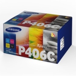 SAMSUNG MULTIPACK NERO / CIANO / MAGENTA / GIALLO CLT-P406C SU375A RAINBOW KIT ORIGINALE