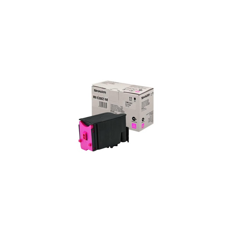 SHARP TONER MAGENTA MX-C30GTM 6000 COPIE ORIGINALE