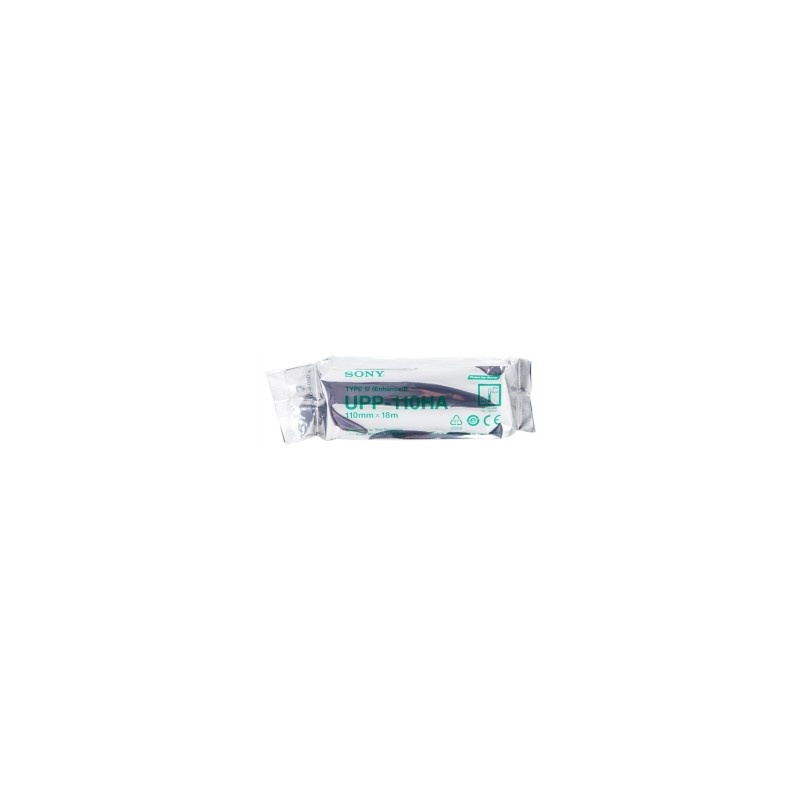 SONY CARTA BIANCO UPP-110HA CARTA TERMICA, BOBINA, 110MM X 18M ORIGINALE SONY CARTA BIANCO UPP-110HA CARTA TERMICA, BOBINA, 110MM X 18M ORIGINALE