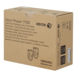 XEROX TONER CIANO 106R02602 PHASER 7100 9000 COPIE ALTA CAPACITA  ORIGINALE