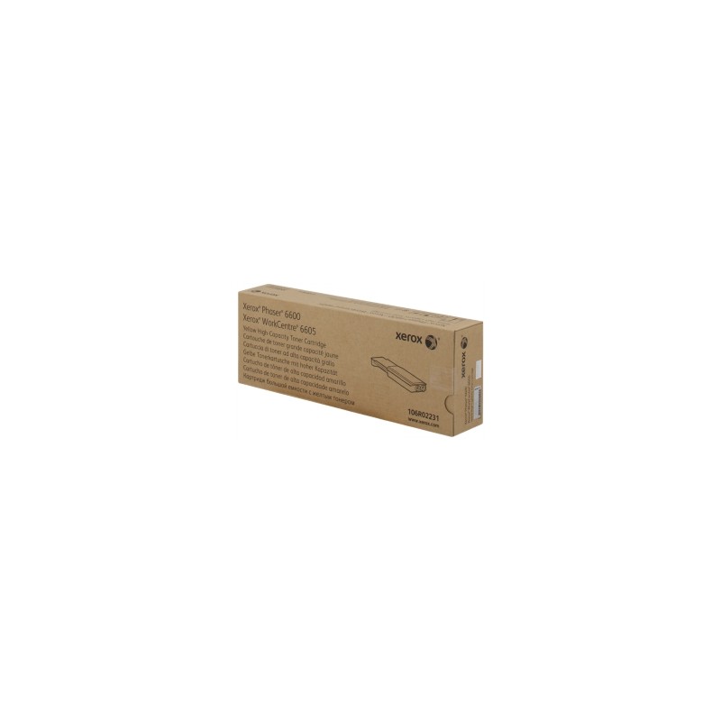 XEROX TONER GIALLO 106R02231 PHASER 6600 6000 COPIE ALTA CAPACITA ORIGINALE XEROX TONER GIALLO 106R02231 PHASER 6600 6000 COPIE ALTA CAPACITA ORIGINALE