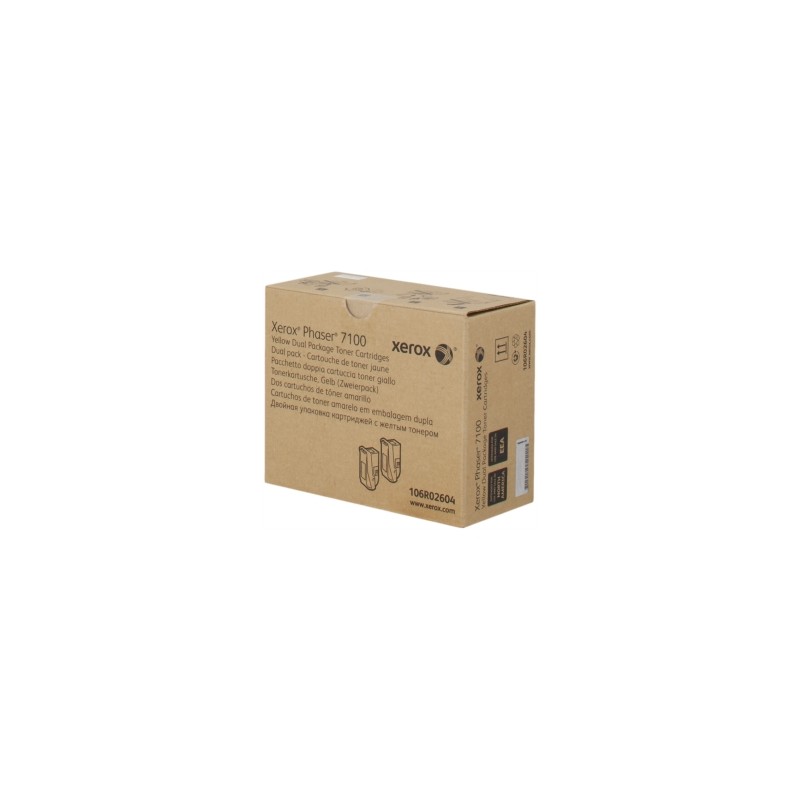 XEROX TONER GIALLO 106R02604 PHASER 7100 9000 COPIE ALTA CAPACITA ORIGINALE XEROX TONER GIALLO 106R02604 PHASER 7100 9000 COPIE ALTA CAPACITA ORIGINALE