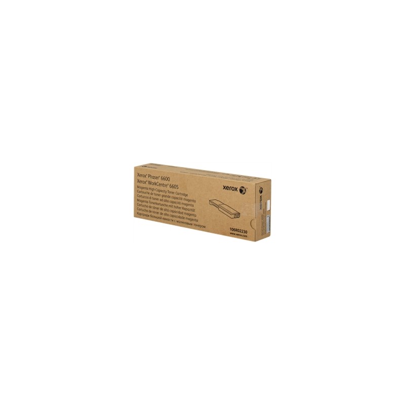 XEROX TONER MAGENTA 106R02230 PHASER 6600 6000 COPIE ALTA CAPACITA ORIGINALE XEROX TONER MAGENTA 106R02230 PHASER 6600 6000 COPIE ALTA CAPACITA ORIGINALE
