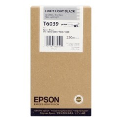 EPSON CARTUCCIA D\'INCHIOSTRO LIGHTLIGHTBLACK C13T603900 T6039 220ML ORIGINALE