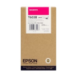 EPSON CARTUCCIA D\'INCHIOSTRO MAGENTA C13T603B00 T603B 220ML ORIGINALE