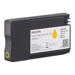 RICOH CARTUCCIA D\'INCHIOSTRO GIALLO 408520 YELLOW IJM C180F 1600 COPIE ORIGINALE