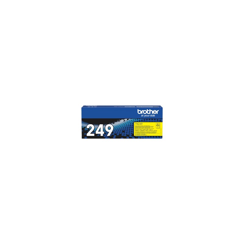 BROTHER TONER GIALLO TN-249Y 249 4000 COPIE ORIGINALE BROTHER TONER GIALLO TN-249Y 249 4000 COPIE ORIGINALE