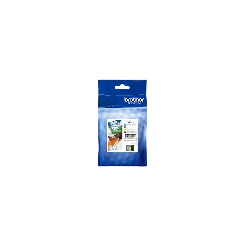 BROTHER MULTIPACK NERO / CIANO / MAGENTA / GIALLO LC-426 LC426VAL 7500 COPIE ORIGINALE BROTHER MULTIPACK NERO / CIANO / MAGENTA / GIALLO LC-426 LC426VAL 7500 COPIE ORIGINALE
