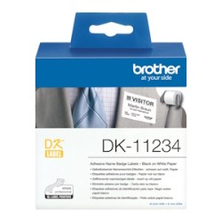 BROTHER ETICHETTE NERO SU BIANCO DK-11234 ORIGINALE