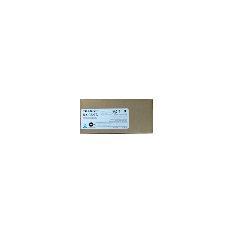 Sharp Toner Ciano Mx-C52Tc 14200 Copie Originale Sharp Toner Ciano Mx-C52Tc 14200 Copie Originale