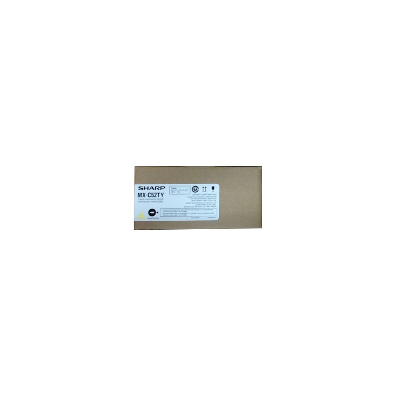 Sharp Toner Giallo Mx-C52Ty 14200 Copie Originale Sharp Toner Giallo Mx-C52Ty 14200 Copie Originale