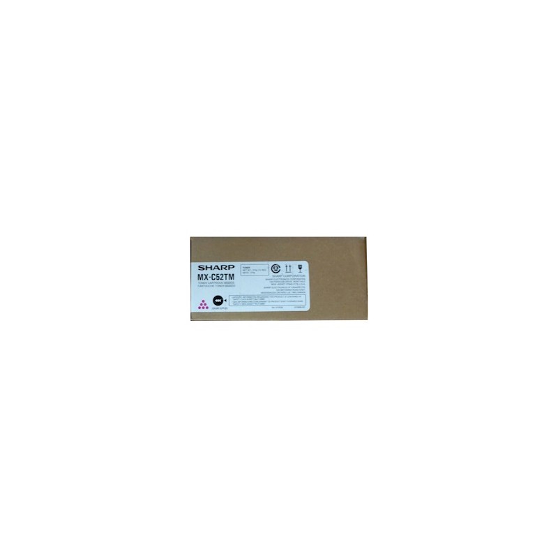Sharp Toner Magenta Mx-C52Tm 14200 Copie Originale Sharp Toner Magenta Mx-C52Tm 14200 Copie Originale