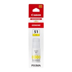 Canon Cartuccia D\'Inchiostro Giallo Gi-51Y 4548C001 7000 Copie 70Ml Originale