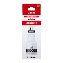 Canon Cartuccia D\'Inchiostro Nero (Foto) Gi-51Pgbk 4529C001 6000 Copie 135Ml Originale