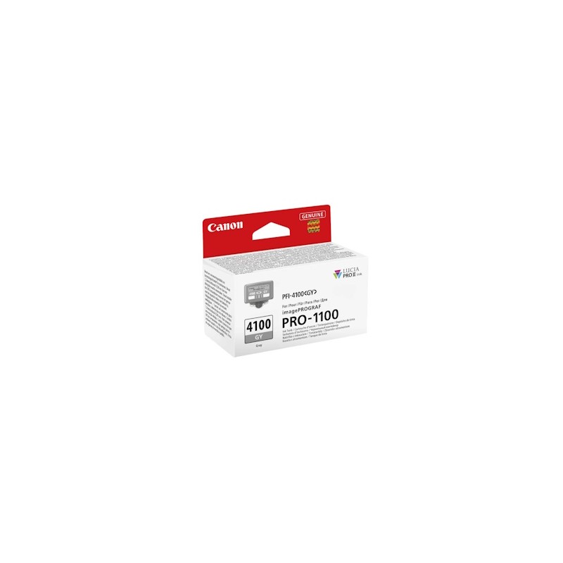 Canon Cartuccia D\'Inchiostro Grigio Pfi-4100Gy 6783C001 80Ml Originale Canon Cartuccia D\'Inchiostro Grigio Pfi-4100Gy 6783C001 80Ml Originale
