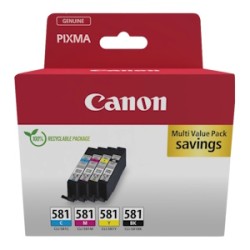 Canon Multipack Nero / Ciano / Magenta / Giallo Cli-581 2103C007 1503 Copie Originale
