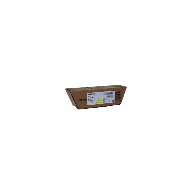 Ricoh Toner Giallo 842651 P C375H 10000 Copie Originale Ricoh Toner Giallo 842651 P C375H 10000 Copie Originale