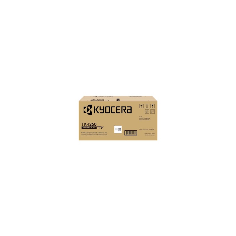Kyocera Toner Nero Tk-1260 1T0C150Nl0 10000 Copie Originale Kyocera Toner Nero Tk-1260 1T0C150Nl0 10000 Copie Originale