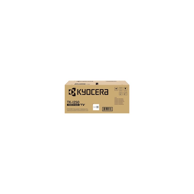 Kyocera Toner Nero Tk-1250 1T0C3H0Nl0 3000 Copie Originale Kyocera Toner Nero Tk-1250 1T0C3H0Nl0 3000 Copie Originale