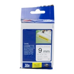 Brother Nastro Nero Su Bianco Tze-S221 Tz-S221 9 Mm X 8 M, Laminato Originale