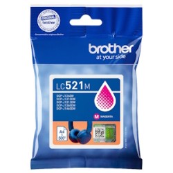 Brother Cartuccia D\'Inchiostro Magenta Lc521M Lc-521M 500 Copie Originale