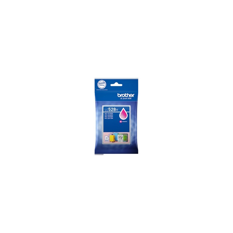 Brother Cartuccia D\'Inchiostro Magenta Lc528M Lc-528M 5000 Copie Cartuccia D\'Inchiostro Br Originale